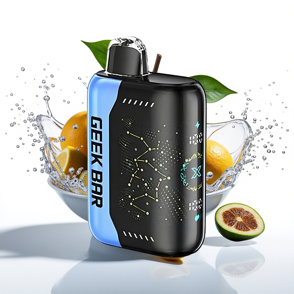 Geek Bar Pulse X 25000 Puffs Disposable Vape Nicotinfri Version med 18mL E-vätska och USB Type-C