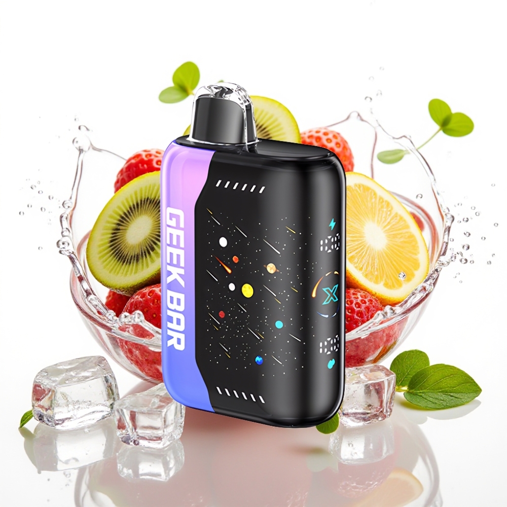 GEEK BAR Pulse X 42K Puffs Meteor Edition Jordgubb Kiwi Is