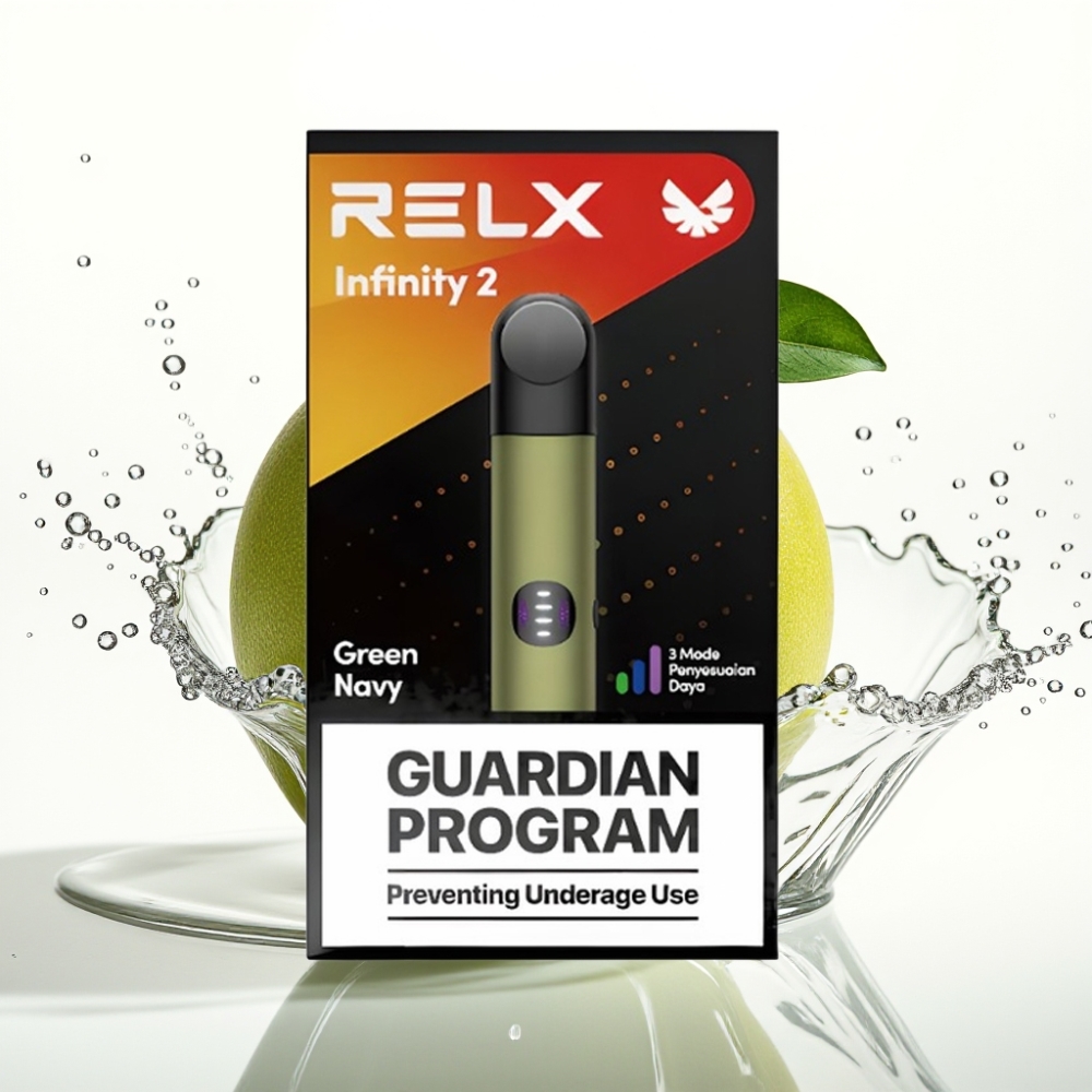 RELX Infinity 2 Vape-enhet Grönsjö Podkapacitet: 1,9 ml Batterikapacitet: 440mAh