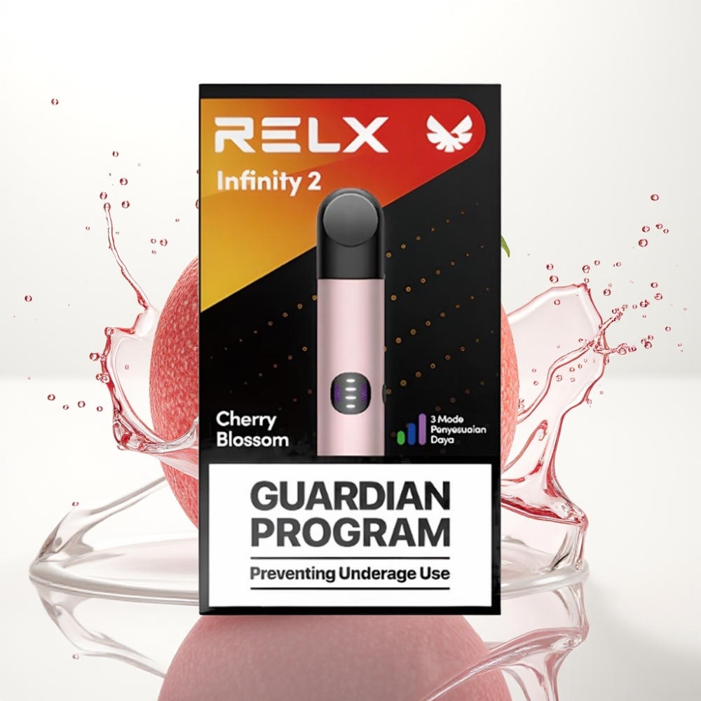 RELX Infinity 2 Vape-enhet Rosa med 1,9 ml Pod & 3 Effektlägen