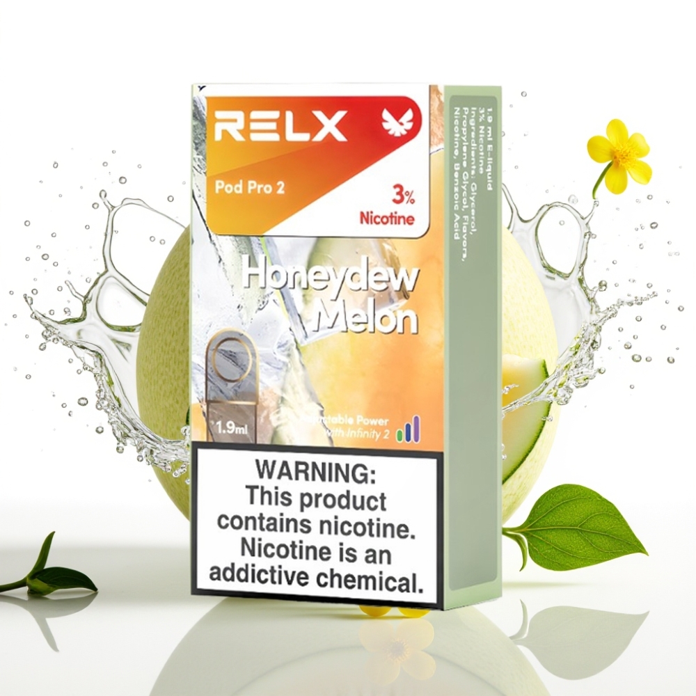 RELX Pod Pro 2 Honungsmelon 3% Nikotin 1.9ml 600 puff