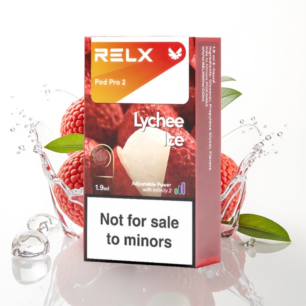 RELX Pod Pro 2 Nikotinfri Lycheeis 1,9ml 600 puffar