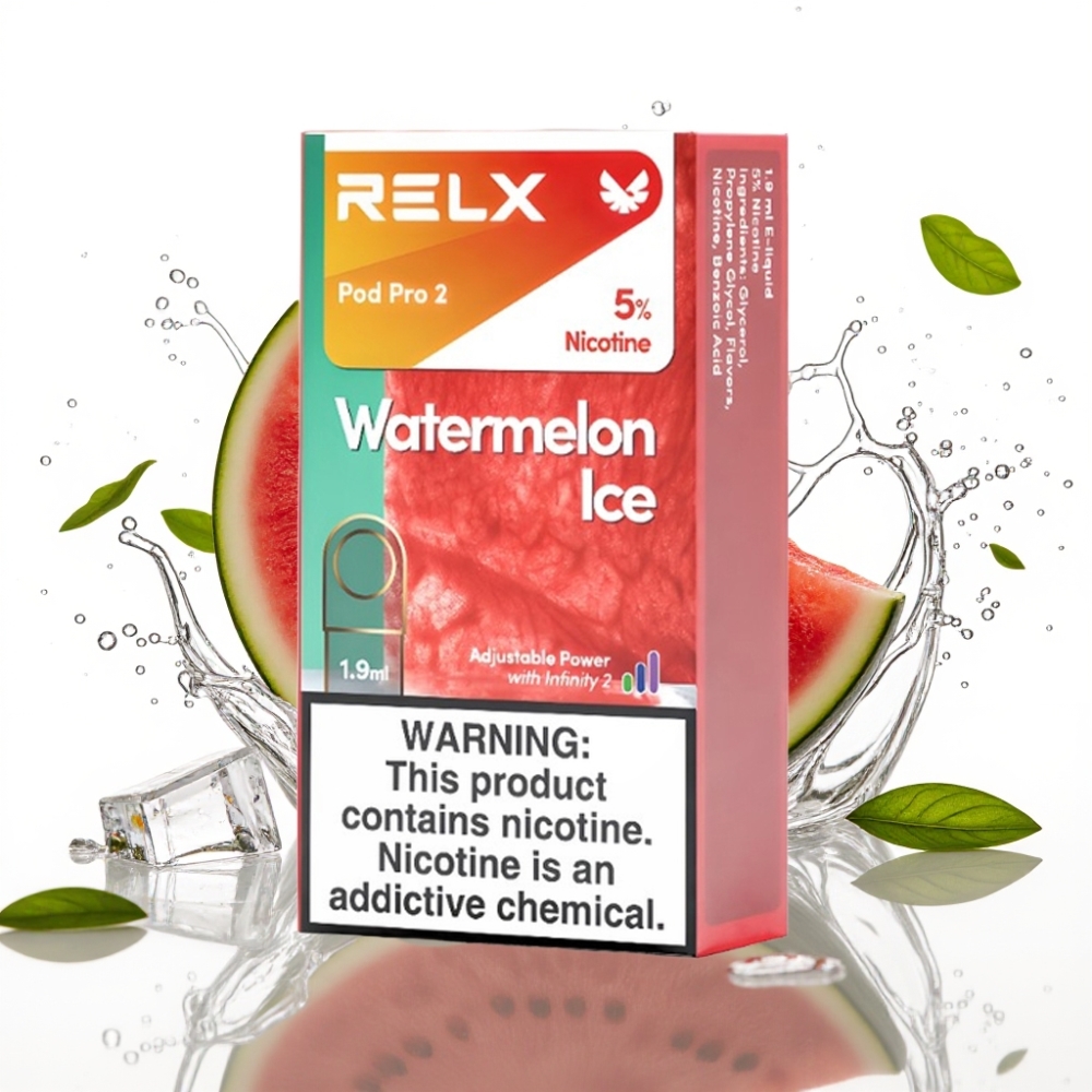 Relx Pod Pro 2 Vape-enhet Nikotin Innehåller 5% Vattenmelon Is