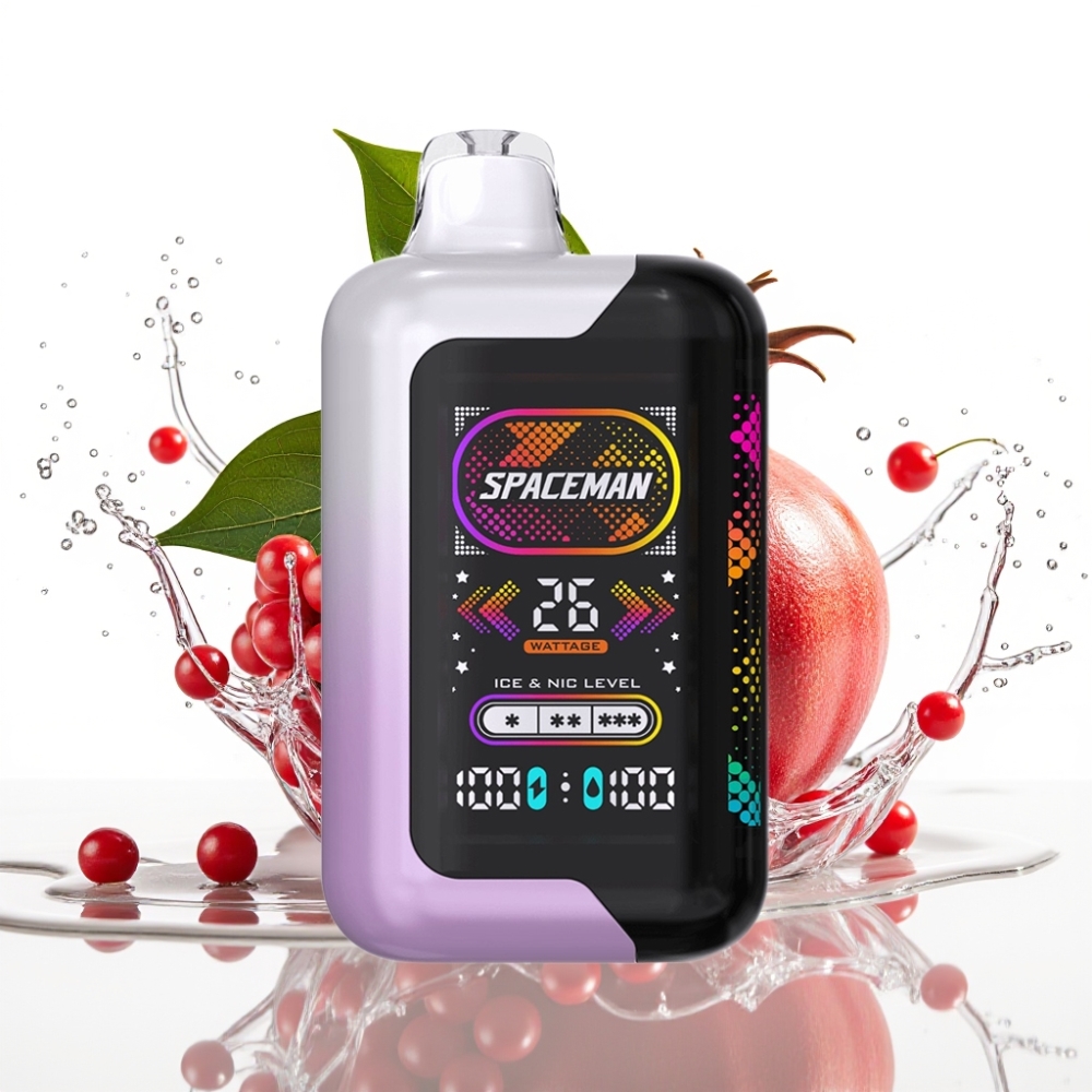 SMOK SPACEMAN SP40000 Engångs Vape Körsbär Granatäpple och SP40000 Zero Nikotin