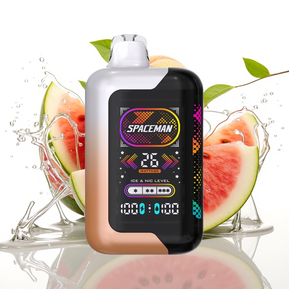 SMOK SPACEMAN SP40000 Engångs-vape Saftig Persika Vattenmelon & SP40K Zero