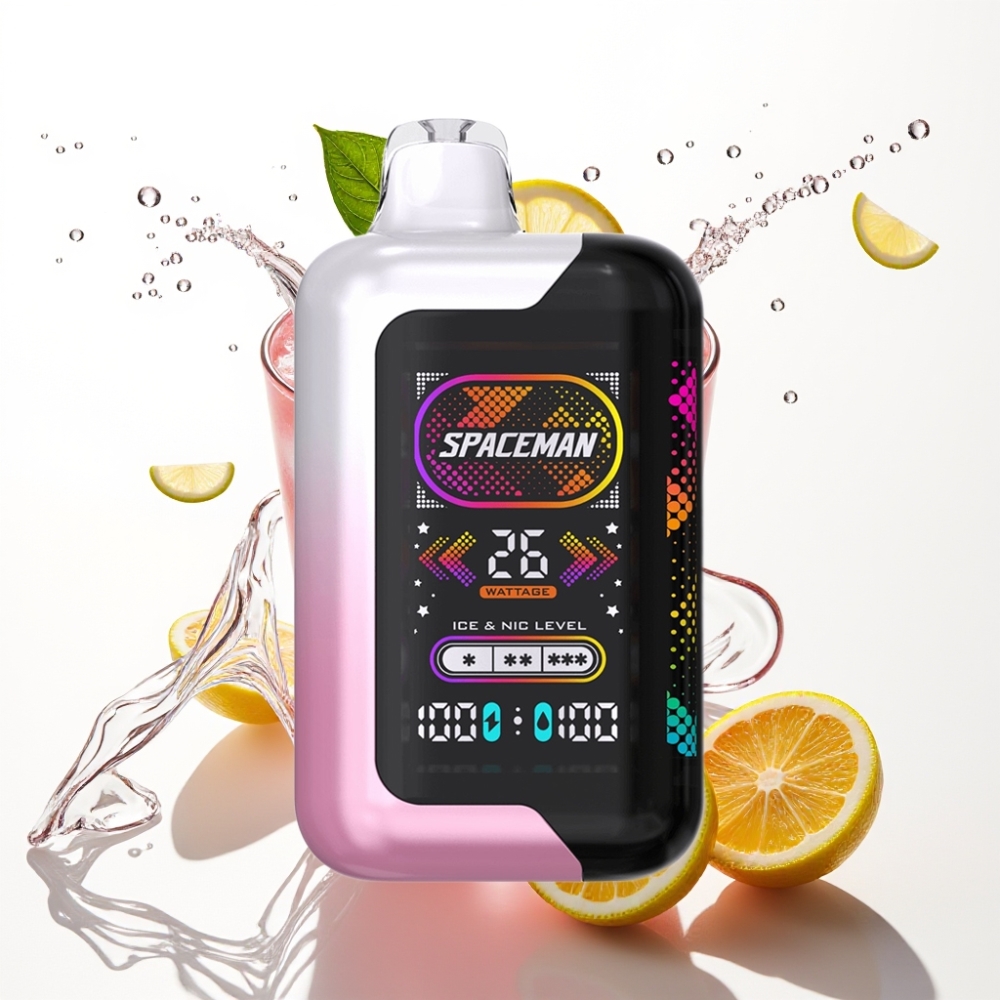 SMOK SPACEMAN SP40000 Engångsvape Rosa Citronad & Zero Nikotin