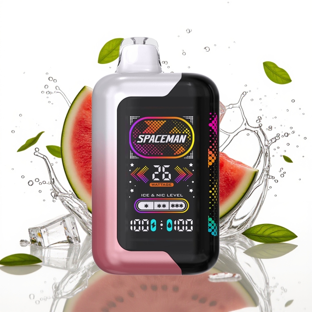 SMOK SPACEMAN SP40000 Engångsvattenmelon Is Zero Nikotin Disposable med 1000mAh