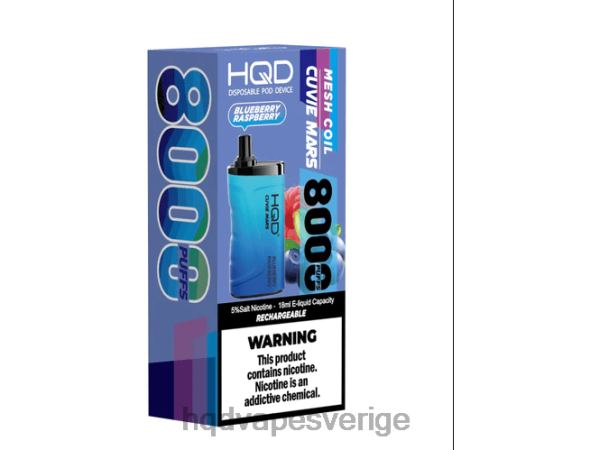 HQD Disposable Vape Flavors - HQD CUVIE MARS disponibel 4T22T146 blåbärshallon