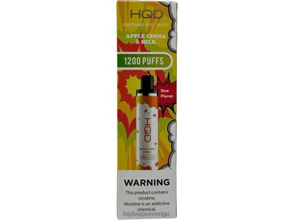 HQD Disposable Vape Flavors - HQD CUVIE PLUS disponibel 4T22T126 äppelkanel och mjölk