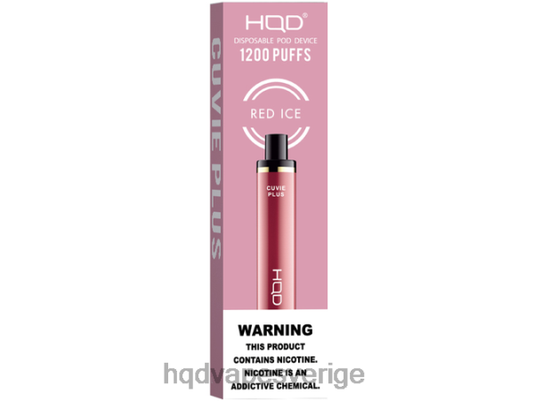 HQD Disposable Vape Flavors - HQD CUVIE PLUS disponibel 4T22T246 röd is