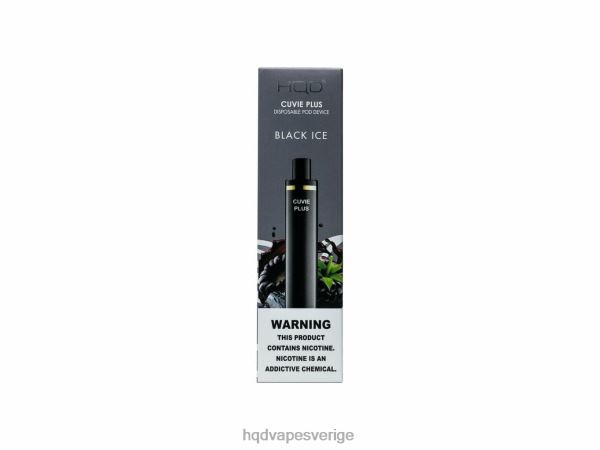 HQD Disposable Vape Flavors - HQD CUVIE PLUS engångsvape 4T22T136 svart is