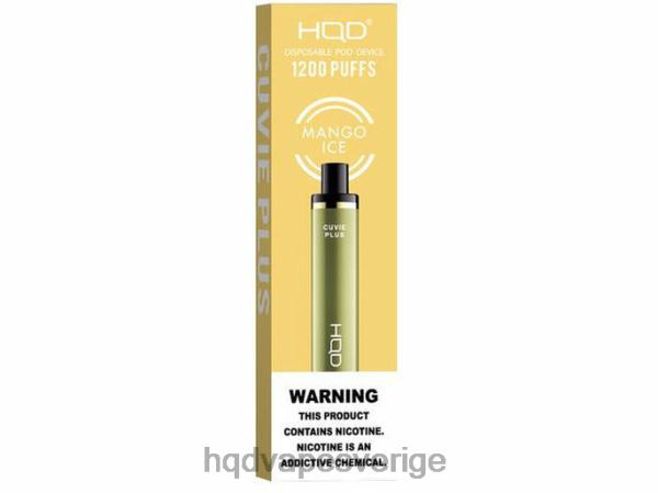 HQD Disposable Vape Flavors - HQD CUVIE PLUS engångsvape 4T22T216 mango is