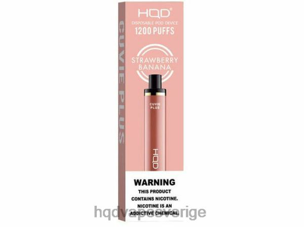 HQD Disposable Vape Flavors - HQD CUVIE PLUS engångsvape 4T22T256 jordgubbsbanan