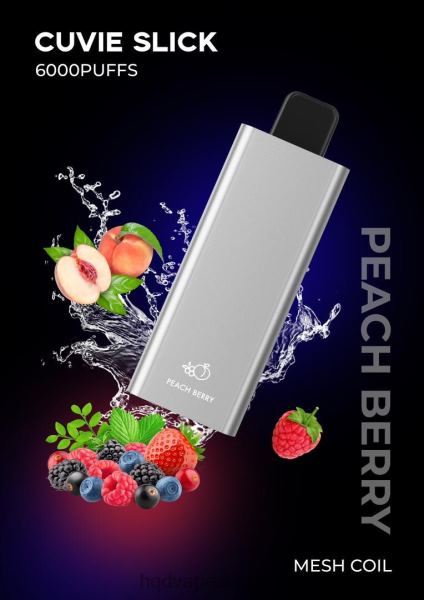 HQD Disposable Vape Flavors - HQD CUVIE SLICK 6000 bloss 4T22T26 slick persikobär