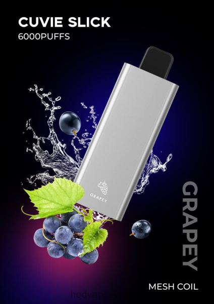 HQD Disposable Vape Flavors - HQD CUVIE SLICK 6000 bloss 4T22T36 slät druv