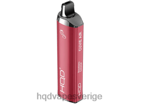 HQD Nicotine Free Vape - HQD CUVIE AIR disponibel 4T22T197 jordgubbskokos