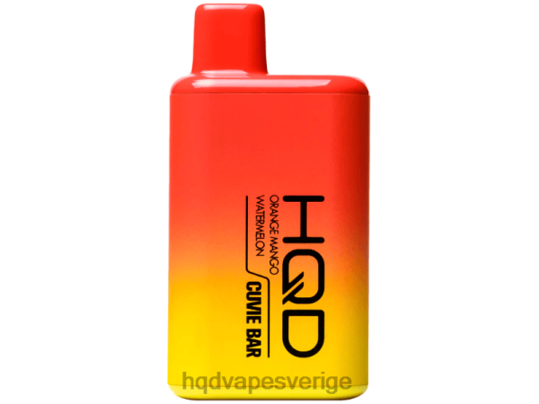 HQD Nicotine Free Vape - HQD CUVIE BAR disponibel 4T22T227 apelsin mango vattenmelon