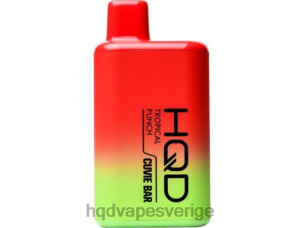 HQD Nicotine Free Vape - HQD CUVIE BAR disponibel 4T22T267 tropisk bål