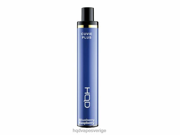 HQD Nicotine Free Vape - HQD CUVIE PLUS engångsvape 4T22T147 blåbärshallon