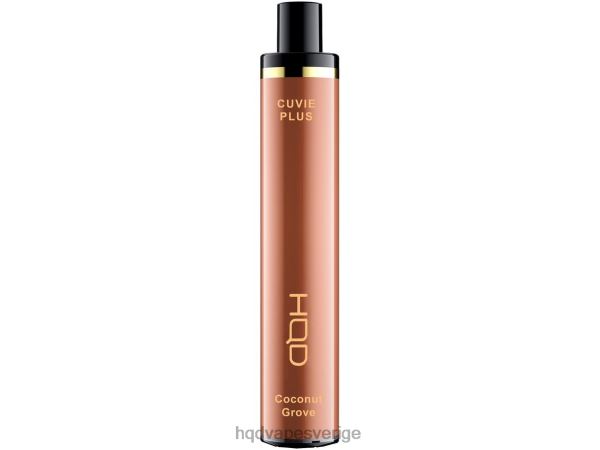HQD Nicotine Free Vape - HQD CUVIE PLUS engångsvape 4T22T157 kokosnötslund