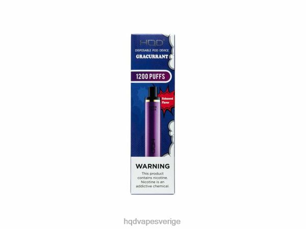 HQD Nicotine Free Vape - HQD CUVIE PLUS engångsvape 4T22T167 gräsbär