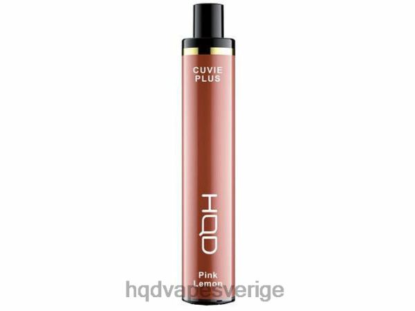 HQD Nicotine Free Vape - HQD CUVIE PLUS engångsvape 4T22T237 rosa citron