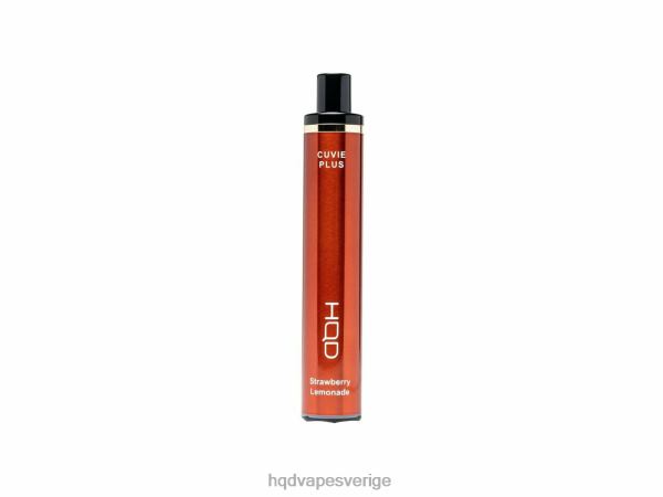 HQD Nicotine Free Vape - HQD CUVIE PLUS engångsvape 4T22T257 jordgubbslemonad