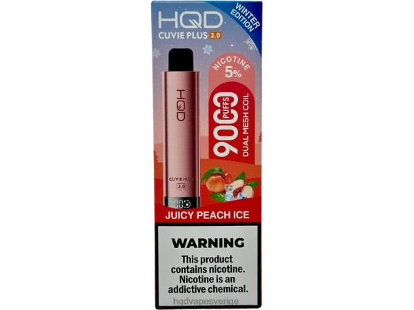 HQD Sale - HQD CUVIE PLUS 2.0 (vinterupplagan) 4T22T204 saftig persikois