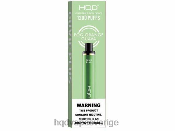 HQD Vape Sale - HQD CUVIE PLUS engångsvape 4T22T238 pog orange guava