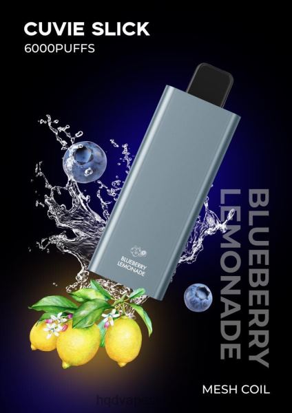 slät blåbärslemonad