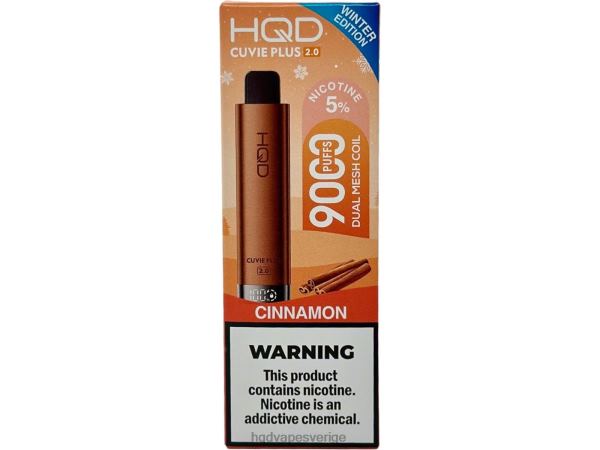 HQD Vape Stockholm - HQD CUVIE PLUS 2.0 (vinterupplagan) 4T22T273 kanel