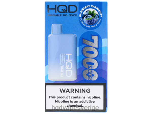 HQD Vape Store - HQD CUVIE BAR disponibel 4T22T145 blåbärshallon