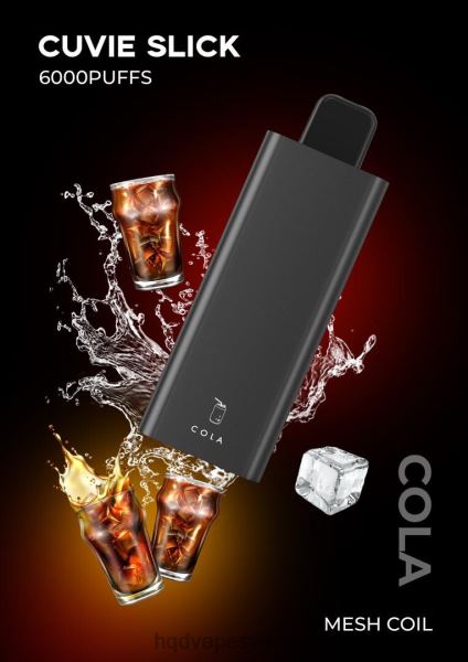 HQD Vape Store - HQD CUVIE SLICK 6000 bloss 4T22T25 slick cola