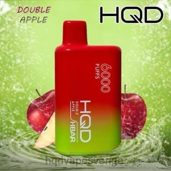 HQD Vape Price - HQD HBAR 6000 bloss 4T22T49 dubbelt äpple