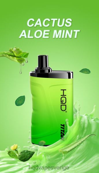 HQD Vape Puffs - HQD TITAN 7000 bloss 4T22T2 kaktus aloe mynta