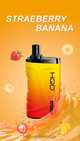 HQD Vape Stockholm - HQD TITAN 7000 bloss 4T22T13 jordgubbsbanan