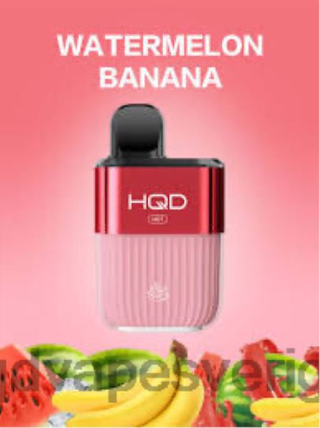HQD Nicotine Free Vape - HQD HOT 5000 bloss 4T22T57 vattenmelon banan