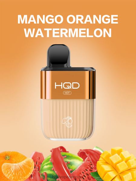 HQD Vape Set - HQD HOT 5000 bloss 4T22T60 mango apelsin vattenmelon