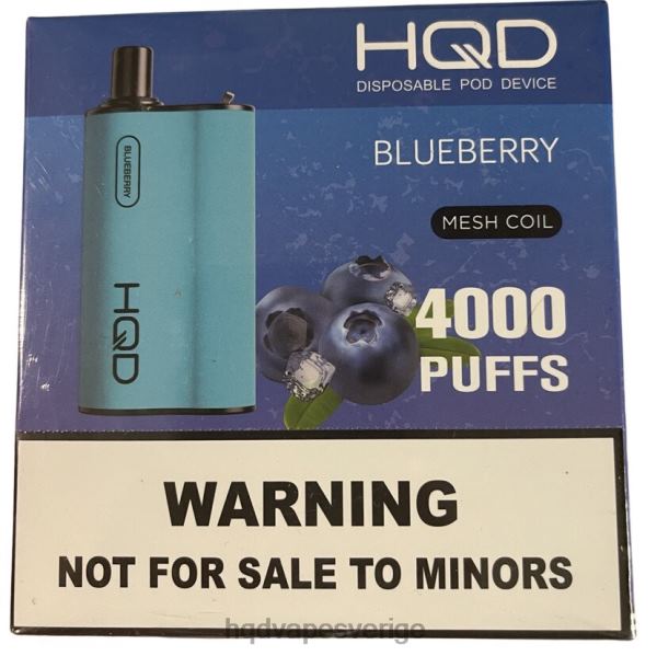 HQD Sale - HQD BOX 4000 bloss 4T22T84 blåbär