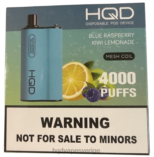 HQD Vape Store - HQD BOX 4000 bloss 4T22T85 blåbär hallon kiwi lemonad
